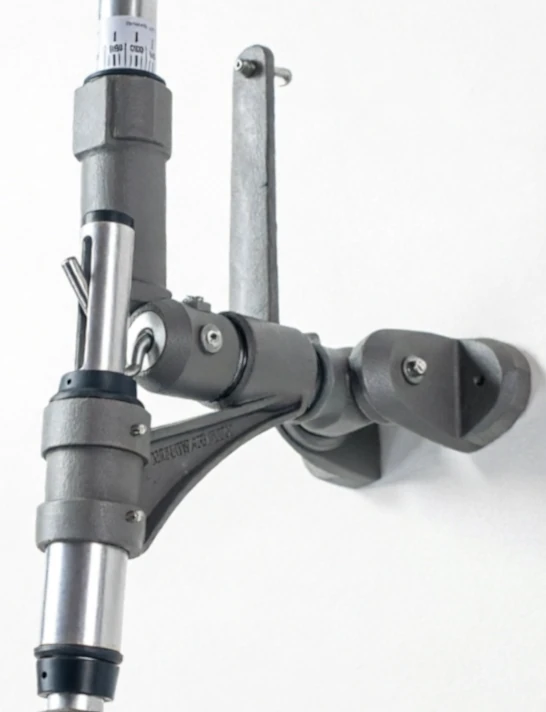 South Atlantic S 301 windvane close up, installed on yacht transom