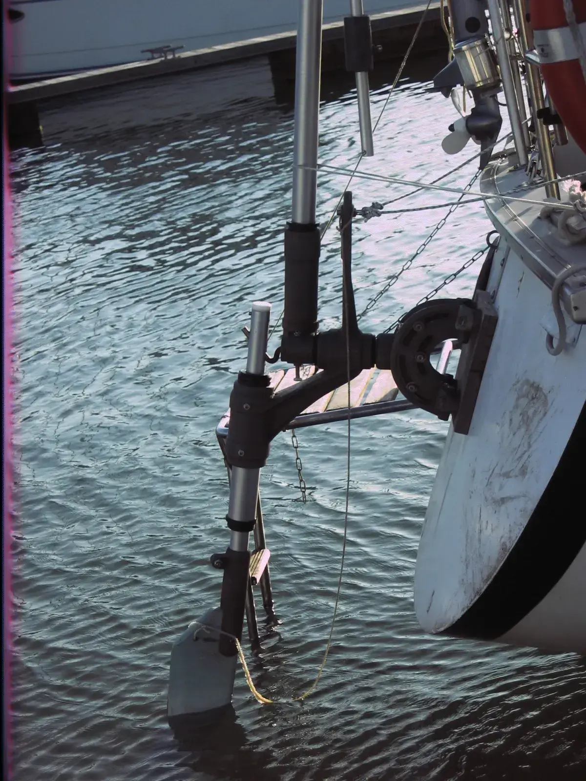 Heavy seas testing for a mechanical self-steering system